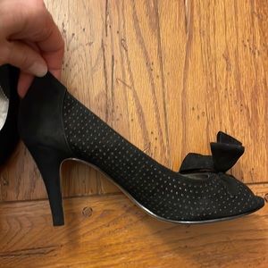 Bandolino Black Suede High Heels